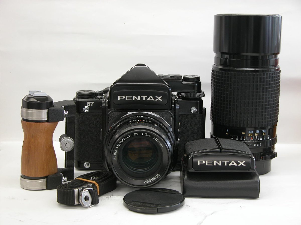 男の子向けプレゼント集結 PENTAX 67 極上品 105mm、300mmセット TTL