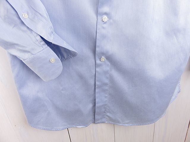 カミチャニスタ　長袖ドレスシャツ　ライトブルー　水色　４１/１６　M相当_画像9