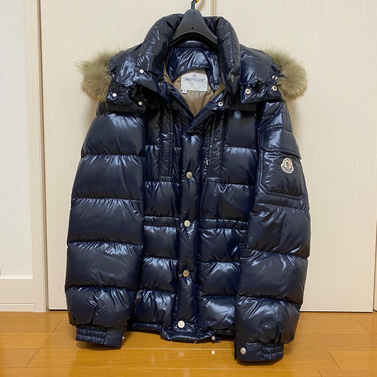 MONCLER モンクレール ダウンジャケット ダウン フード付き ネイビー