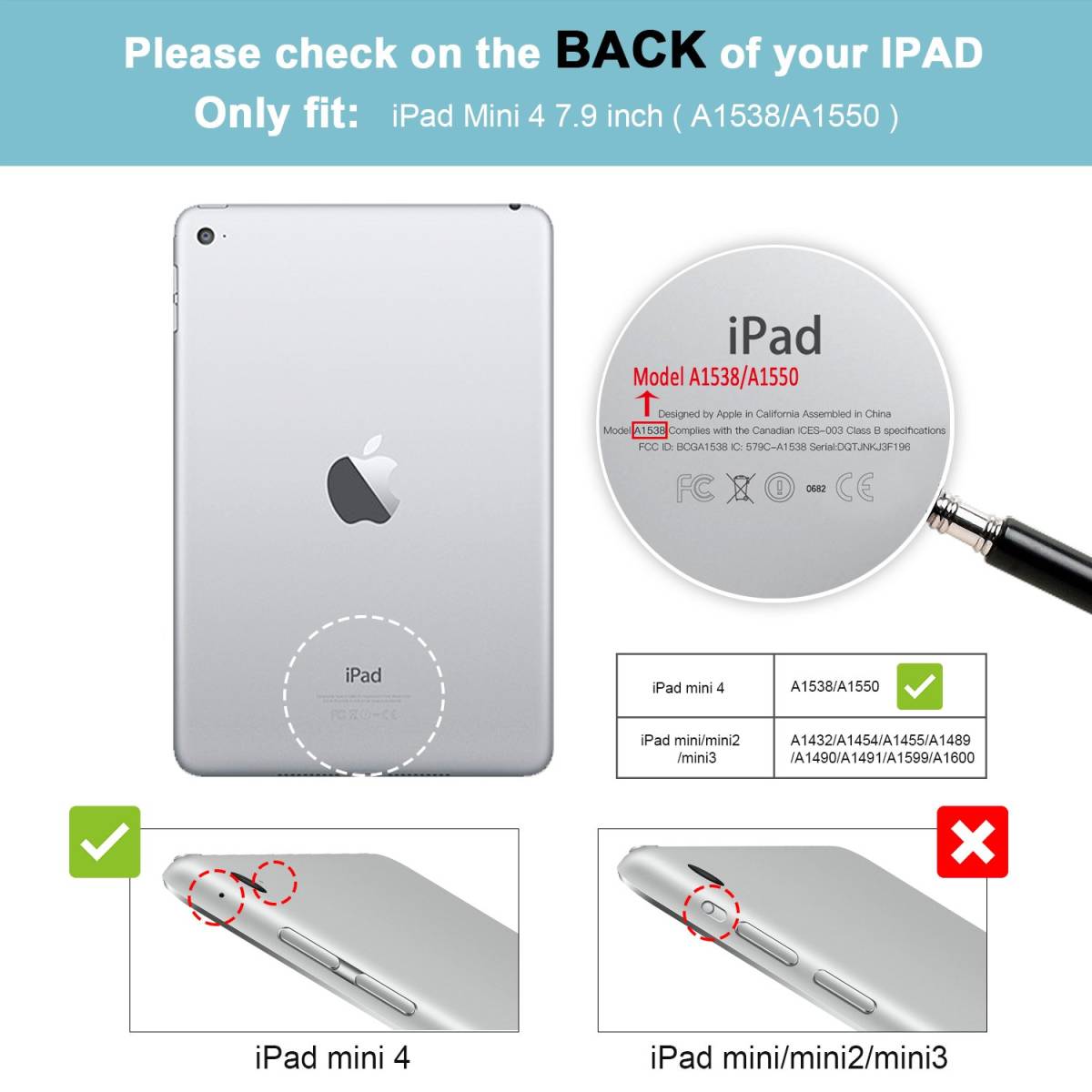 【新着商品】ProCase iPad mini 4 ケース スマート 超スリム スタンド フォリオ保護ケース 半透明フロスト バッの画像2