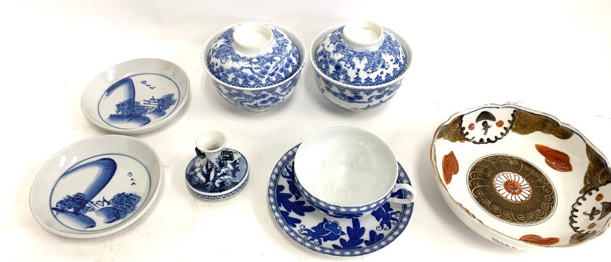 古陶磁器 小皿 蓋付茶碗 カップ＆ソーサー 他 まとめ 徳泉 食器