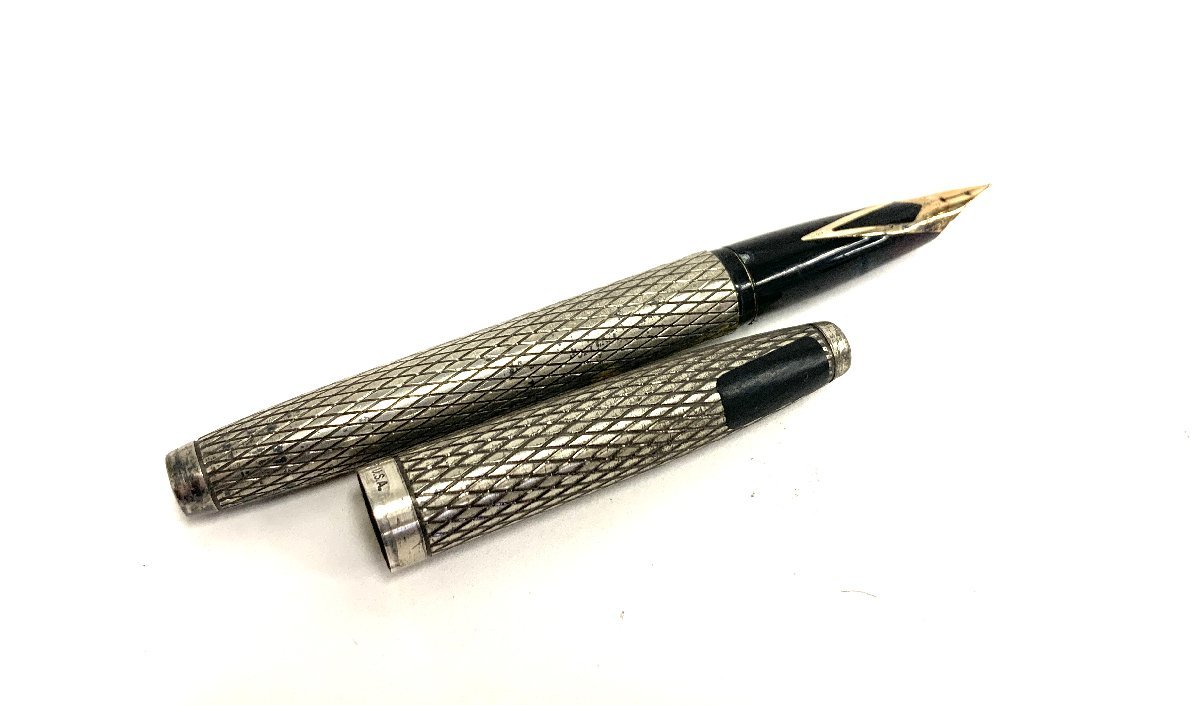 SHEAFFER シェーファー 万年筆 ペン先 スターリングシルバー 14K インペリアル ソブリン 文房具_画像7