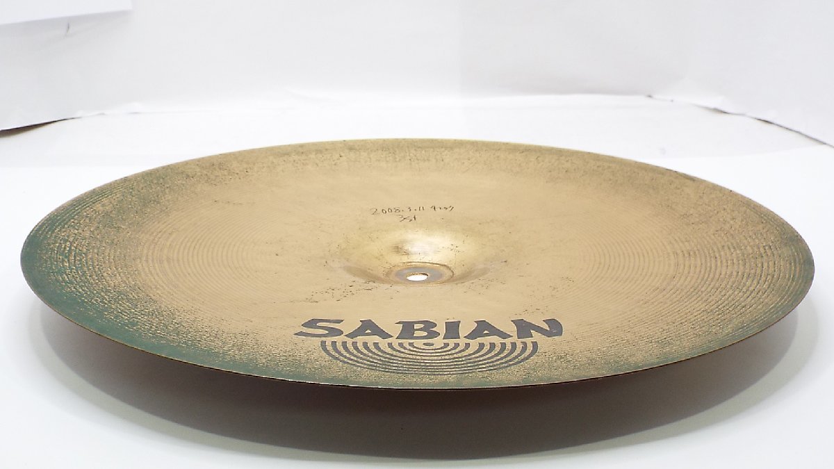 【u0496】SABIAN ドラムシンバル 51cm 2.7kg 格安スタート 栃木発着払　_画像10