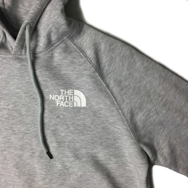 1円～!売切!【正規新品】THE NORTH FACE W THROWBACK HOODIE プルオーバー パーカー US限定 ビッグロゴ 厚手 上質(XXL)グレー181130-28_画像5