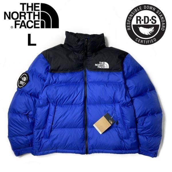 1円～!売切!【正規新品】THE NORTH FACE 1992 RETRO ANNIVERSARY NUPTSE JACKET ダウンジャケット 限定品 希少 30周年(L)青190122-175_画像2