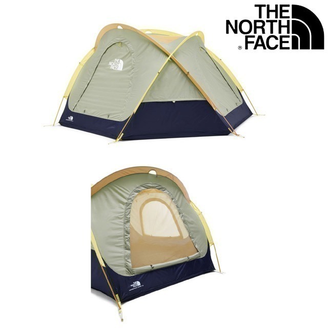 1円～!売切!【正規新品】THE NORTH FACE HOMESTEAD DOMEY 3 テント US限定 日本未発売 防水 新作 キャンプ 防水性(3人用)緑 紺190308-125_画像1