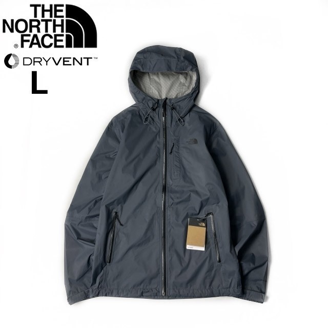 1円～!売切!【正規新品】THE NORTH FACE ALTA VISTA JACKET マウンテンジャケット US限定 DRYVENT 止水ジップ 軽量 撥水(L)グレー180915-70_画像3