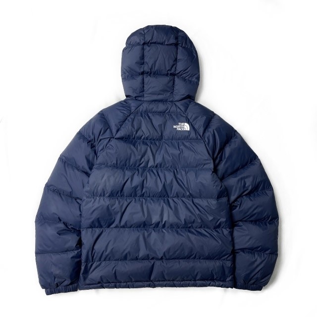 1円～!売切!【正規新品】THE NORTH FACE HYDRENALITE DOWN HOODIE ダウンジャケット US限定 軽量 600フィル ロゴ刺繍 防寒(XL)紺190122-125_画像7