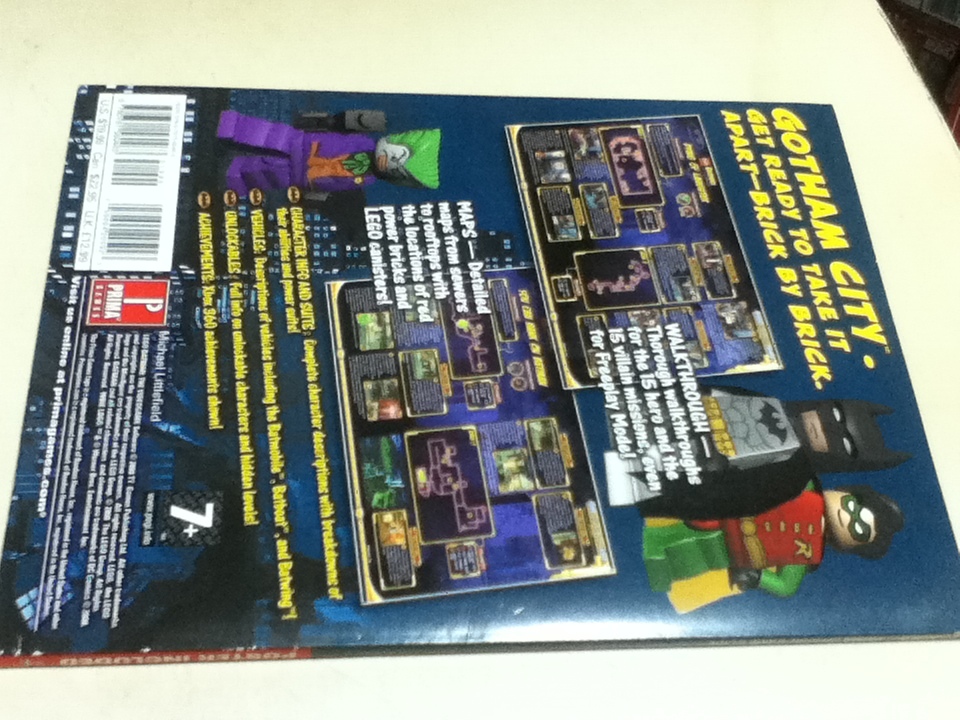 海外攻略本 レゴバットマン Lego Batman: Prima Official Game Guide_画像2