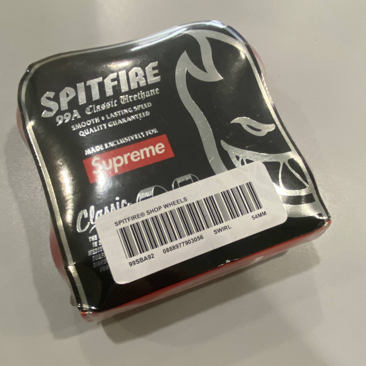 1円スタート【未開封新品】Supreme x Spitfire スケートボード用ホイール スケーター シュープリーム ストリート スケボー_画像2