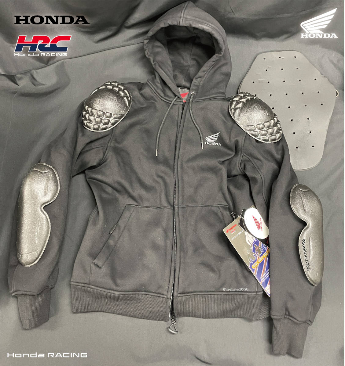 【新品未使用】防風・防寒・超撥水HRC HONDAホンダ ライディングパーカ 超撥水ブラック[LL] CB REBEL GB CBR RRR RSタイチ クシタニ_画像1