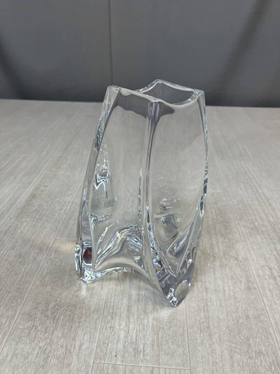 バカラBaccarat クリスタルガラス 花瓶 箱付き フラワーベース バカラ花瓶 高さ 24cm_画像6