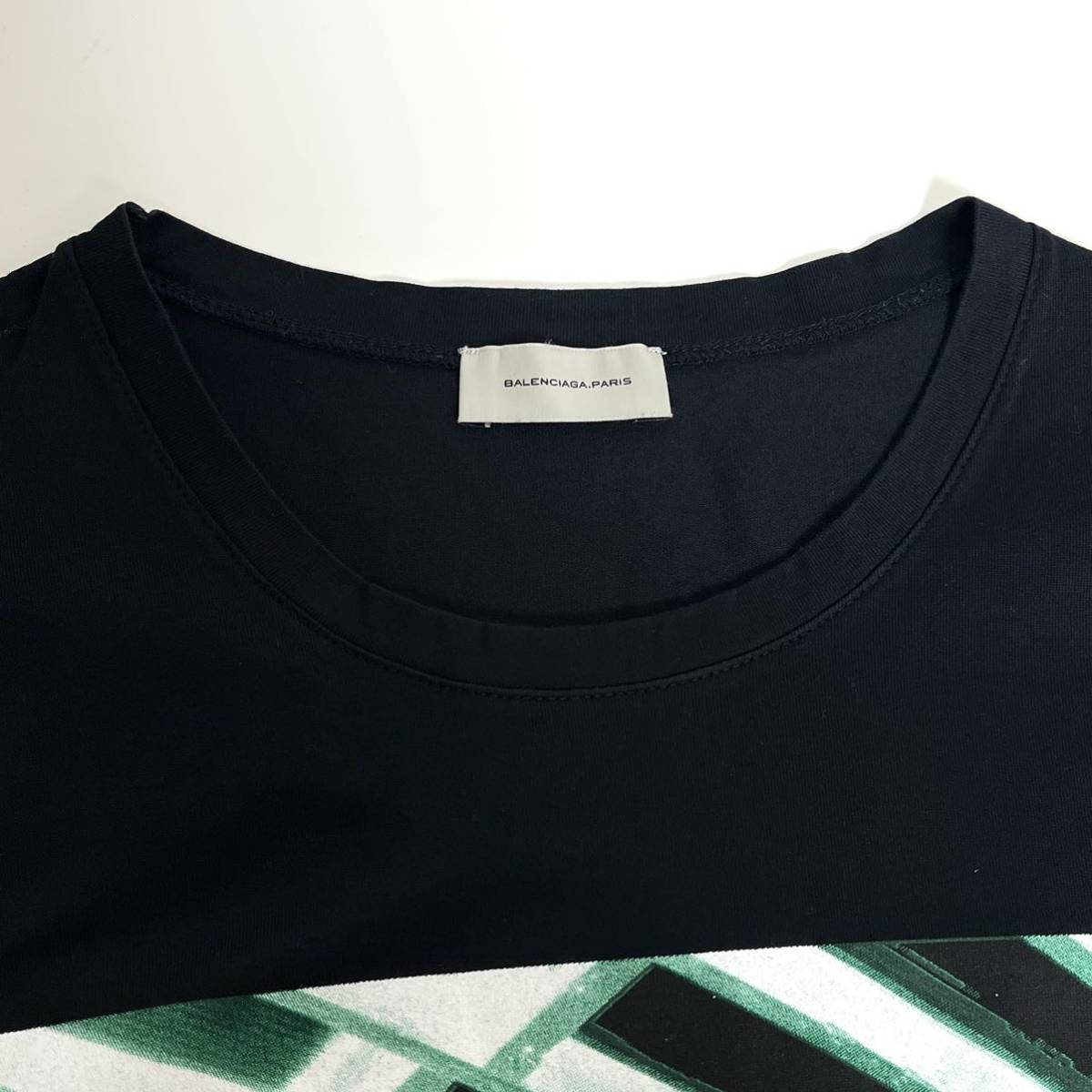 BALENCIAGA Balenciaga photo Tee long T-shirt long T cut and sewn domestic regular goods XS men's unisex 