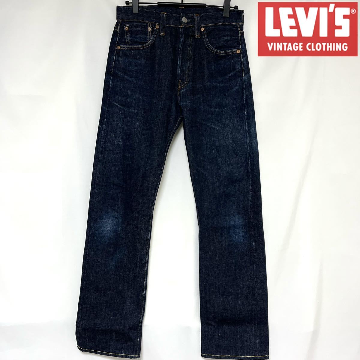 LEVI'S リーバイス 501XX セルビッジ 赤耳 47501 1947年 復刻 ボタンフライ デニムパンツ ジーンズ 片面タブ BIGE 501 LVC W30 L36