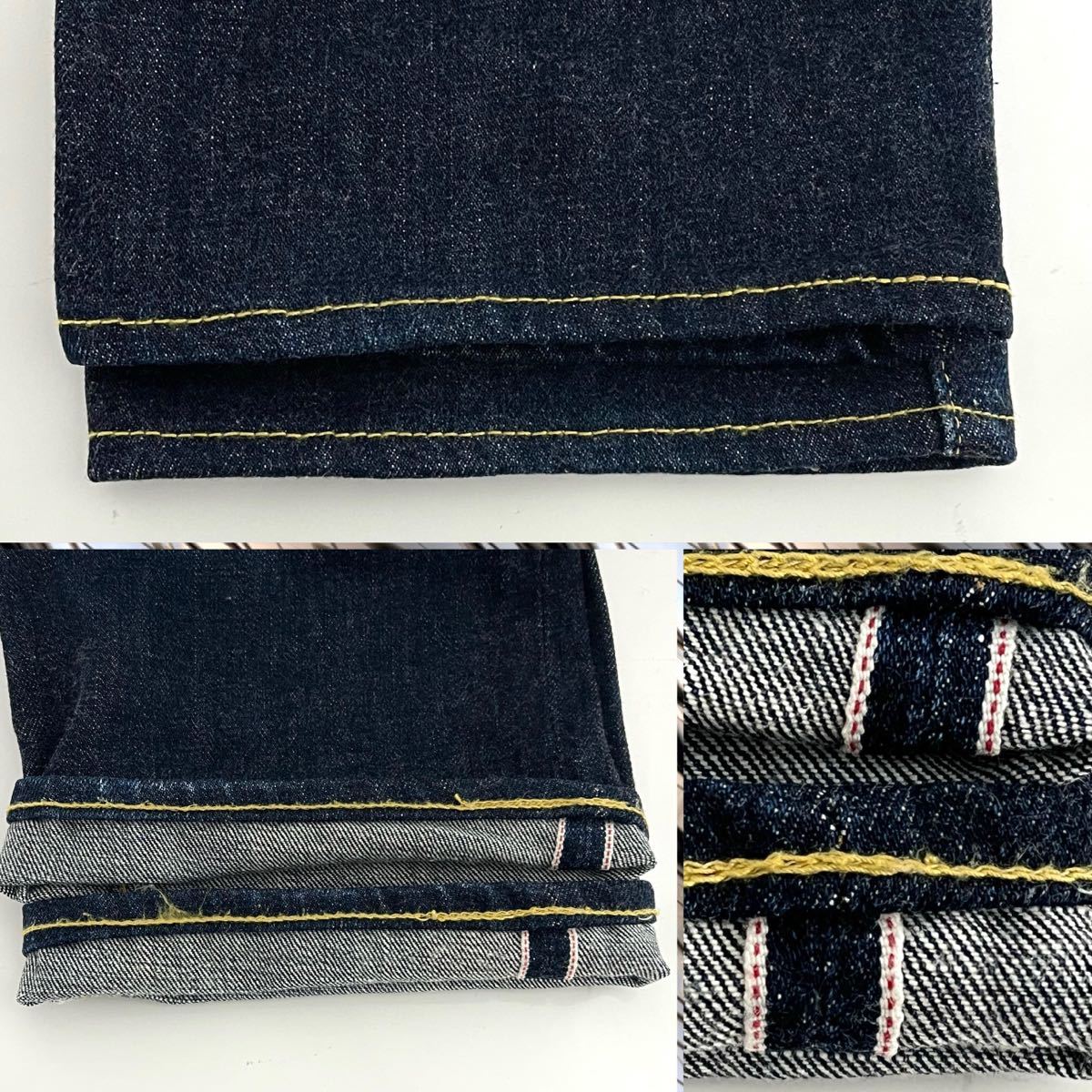 LEVI'S リーバイス 501XX セルビッジ 赤耳 47501 1947年 復刻 ボタンフライ デニムパンツ ジーンズ 片面タブ BIGE 501 LVC W30 L36