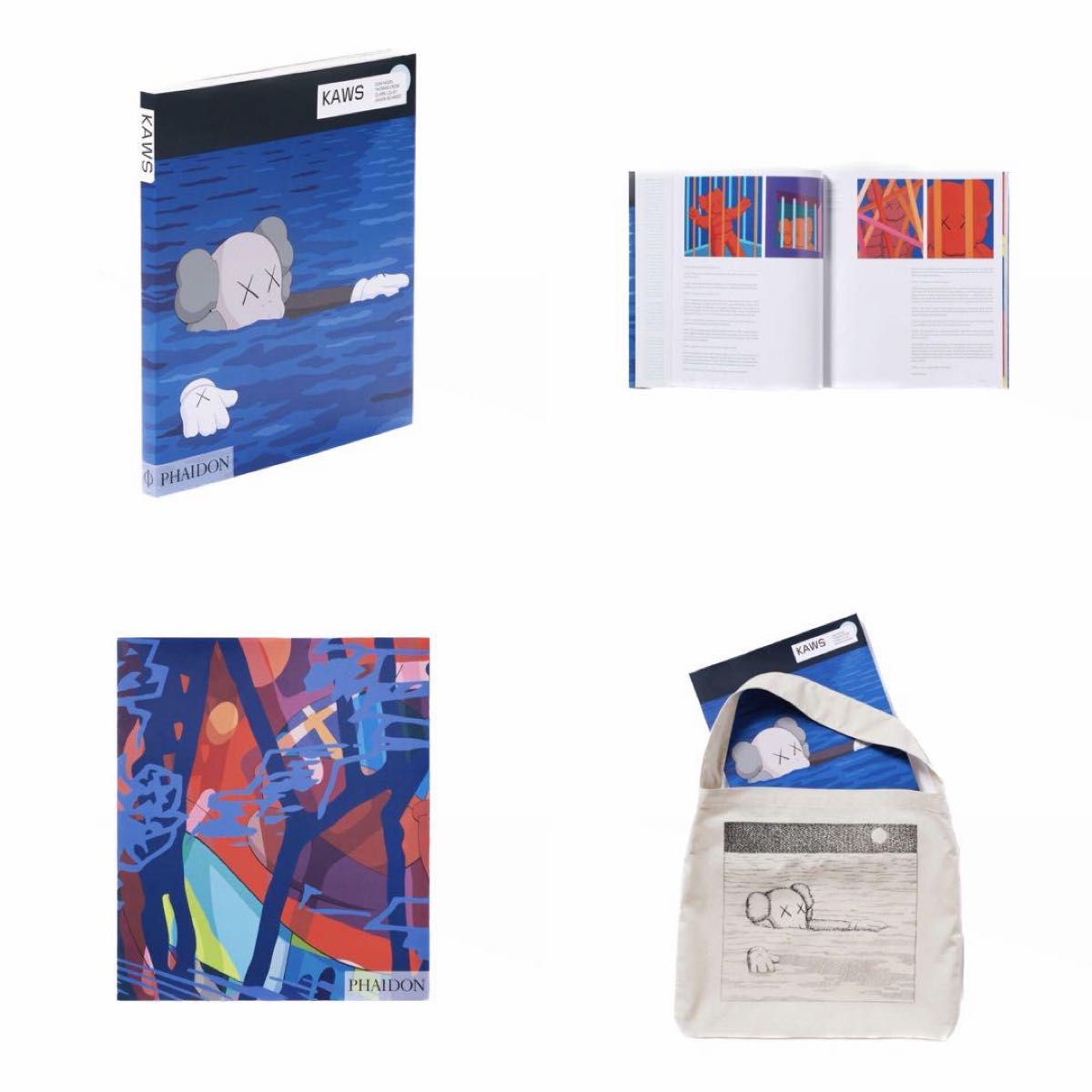 【新品】Uniqlo x KAWS Art Book & tote bagユニクロ x カウズ アートブック トートバッグ付き