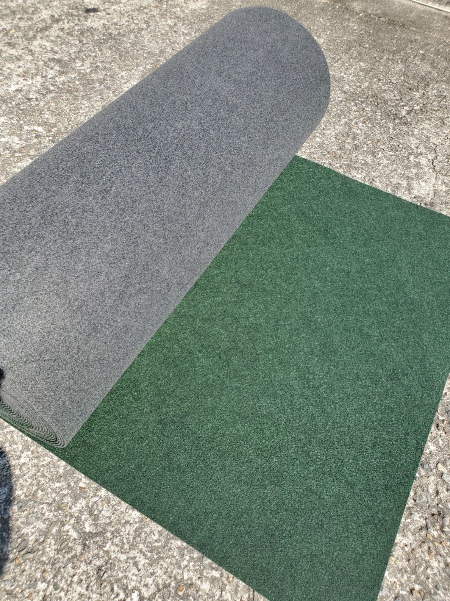 【新品】防草シート不織布(グリーン)　巾1m×25m　厚み4㎜