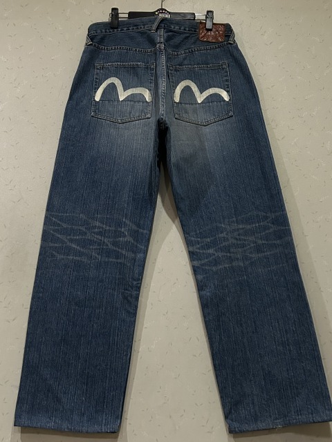 【期間限定お試し価格】 No3 エビス エヴィス EVISU LOT BJBC.AJ 36 大きいサイズ インディゴ デニムパンツ カモメペイント 2001 W36以上 【期間限定お試し価格】 No3 エビス エヴィス EVISU LOT BJBC.AJ 36 大きいサイズ インディゴ デニムパンツ カモメペイント 2001 W36以上