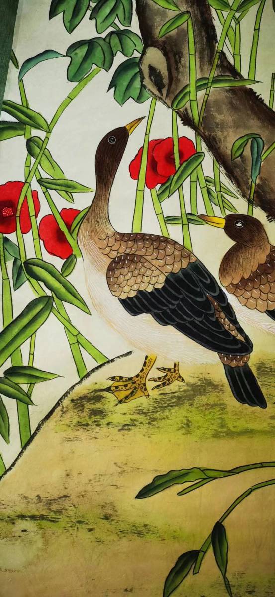 書画收藏 清代 中国古画 花鳥畫 【安らかに暮らす 天下に富む 吉祥 書画收藏 清代 中国古画 花鳥畫 【安らかに暮らす 天下に富む 吉祥