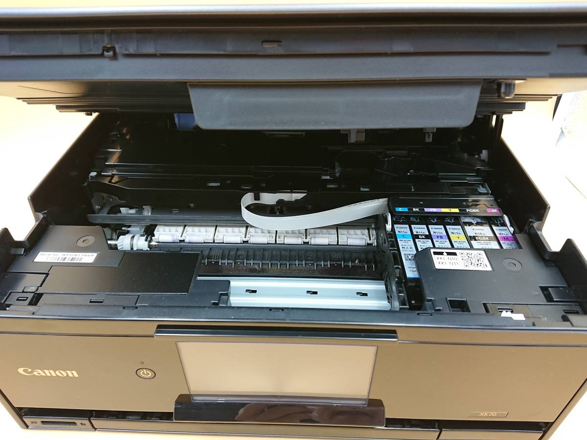 l【ジャンク】Canon インクジェット複合機 PIXUS XK70 目詰まり有 印刷