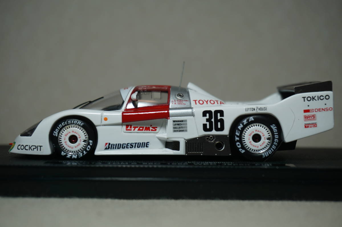 1/43 WEC Japan EBBRO TOYOTA TOM'S 86C #36 1986 トヨタ トムス 富士 FUJI 中嶋 リース 関谷 3S-G toms nakajima sekiya lees_画像3