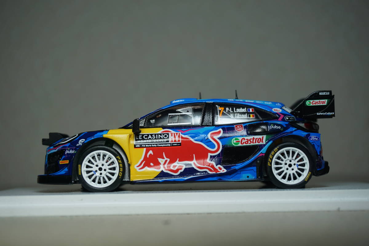 1/43 ライトポッド ルーべ モンテ spark Ford Puma Rally 1 #7 Loubet 2023 WRC Monte M-sport フォード プーマ ラリー1 WRT hybrid_画像3