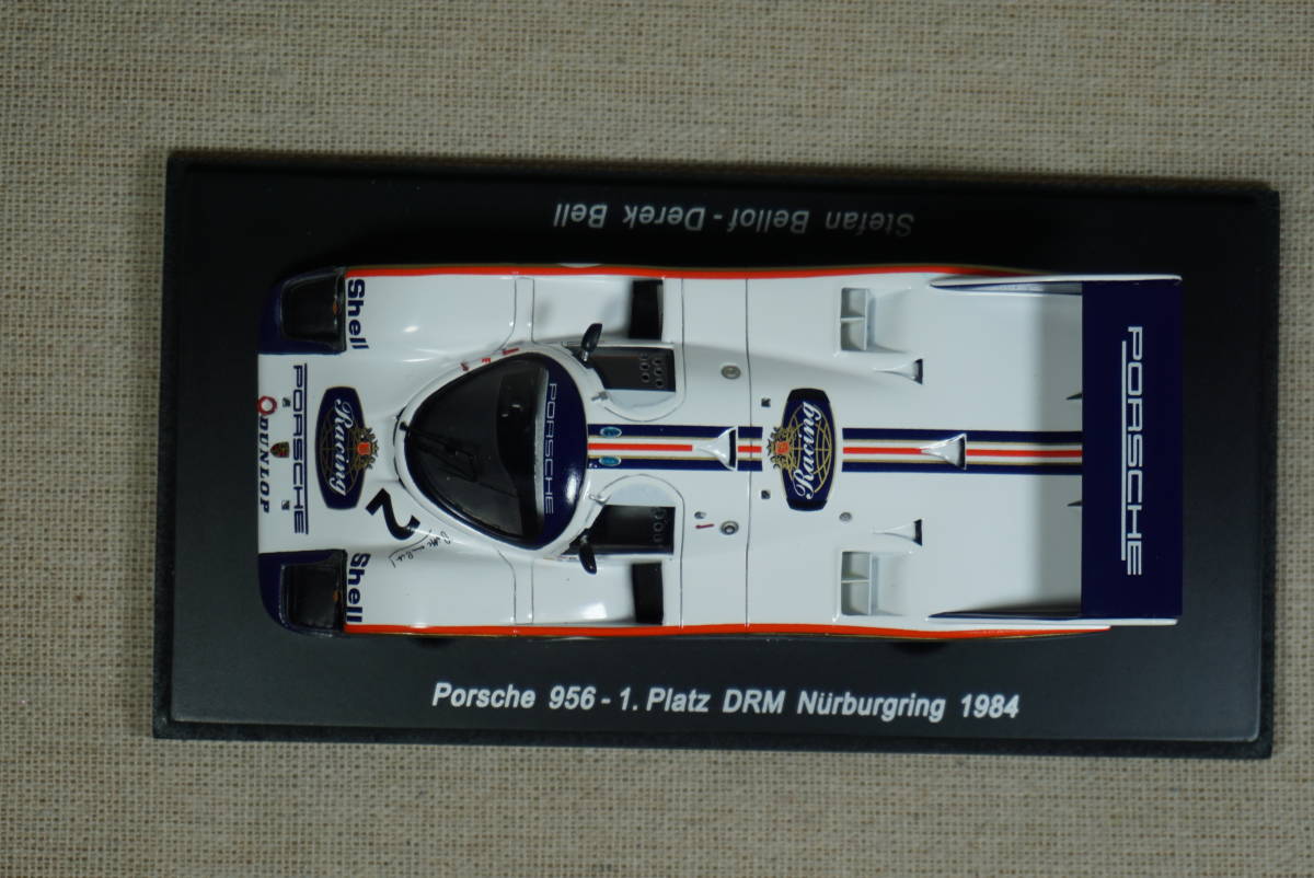 1/43 Racing ベロフ ニュルブルクリンク 優勝 spark Porsche 956 #2 Bellof Bell 1984 WEC Nurburgring winner ポルシェ レーシング DRM_画像4