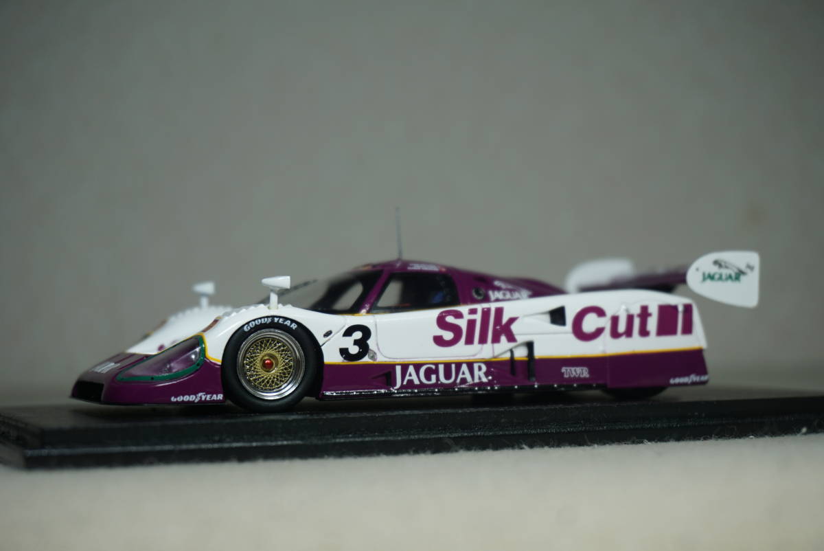 1/43 タバコデカール加工 ルマン 優勝 spark Jaguar XJR 12 #3 1990 Le Mans winner ジャガー シルクカット Silk Cut XJR-12
