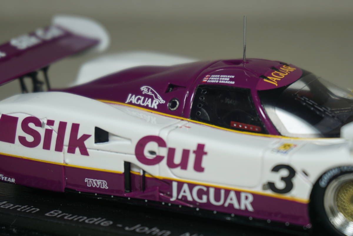 1/43 タバコデカール加工 ルマン 優勝 spark Jaguar XJR 12 #3 1990 Le Mans winner ジャガー シルクカット Silk Cut XJR-12_画像9