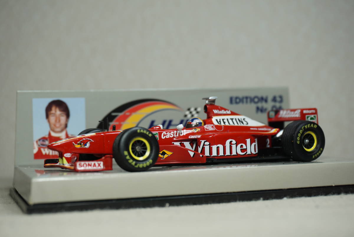 1/43 タバコデカール加工 フレンツェン MINICHAMPS Williams FW20 Mecachrome #2 Frentzen 1998 F1 ウィリアムズ メカクローム Winfield