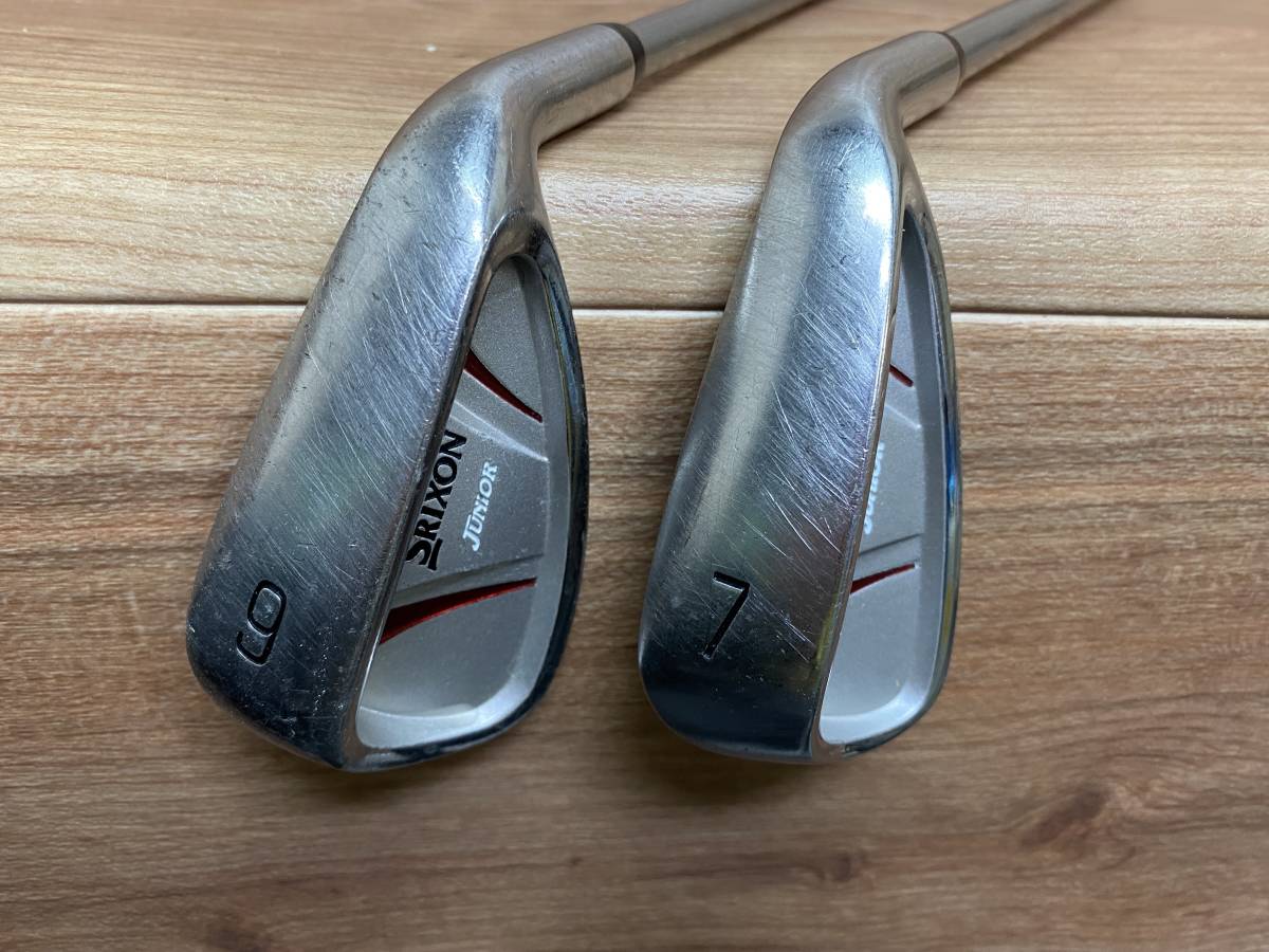 １８　ダンロップ SRIXON JUNIOR ドライバー FW アイアン 7番 9番 キャディバッグ 他 IGNIO ジュニア パター まとめて 子供用 ゴルフセット_画像5