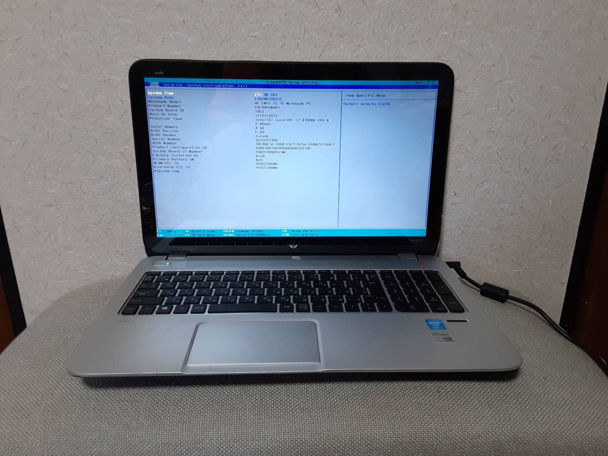 種類豊富な品揃え HP ENVY TouchSmart 15 / 15-j036TX Intel Core i7