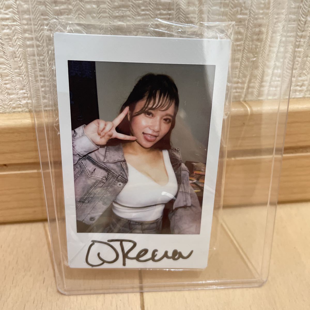 送料無料 桃園怜奈 直筆サイン入りチェキ ピース détails d 送料無料 桃園怜奈 直筆サイン入りチェキ ピース détails d