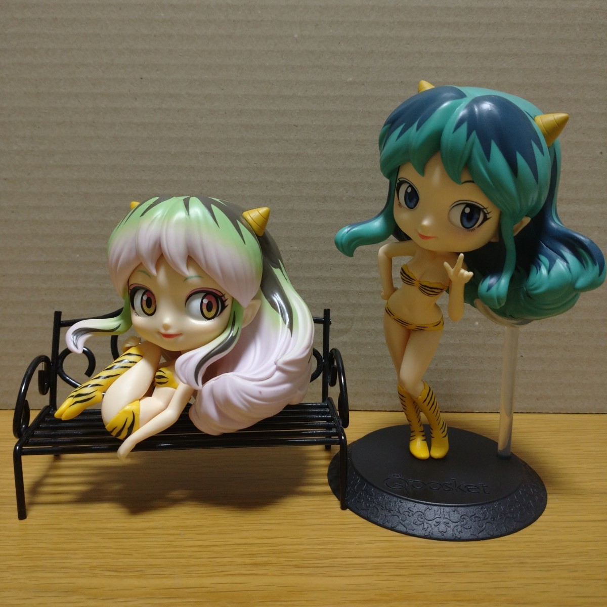 Urusei Yatsura Uruseiyatsura lum Qposket figure set うる星やつら ラム ラムちゃん フィギュア セット コレクション 置物 飾り 限定_画像1