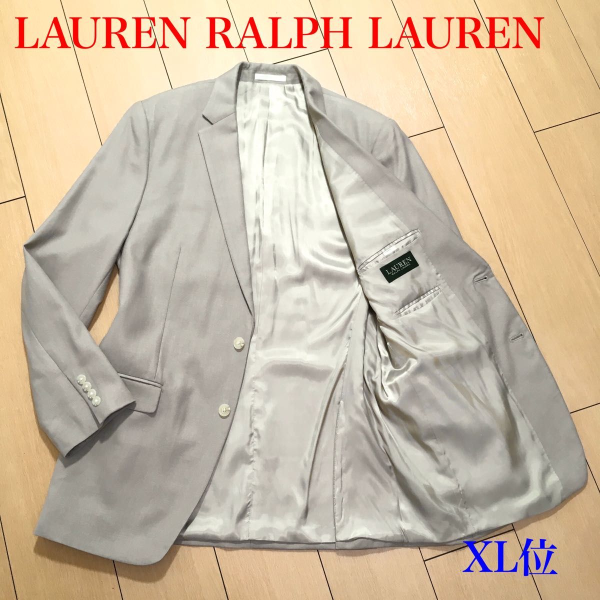 美品 ラルフローレン テーラードジャケット シルク Ralph Lauren