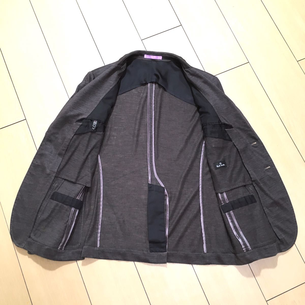 美品 ポールスミス テーラード ジャケット リネン 麻 Paul Smith 美品 ポールスミス テーラード ジャケット リネン 麻 Paul Smith