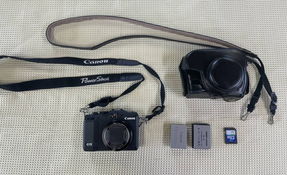 SALE】 Canon PowerShot G15 動作確認済 中古美品！ キヤノン