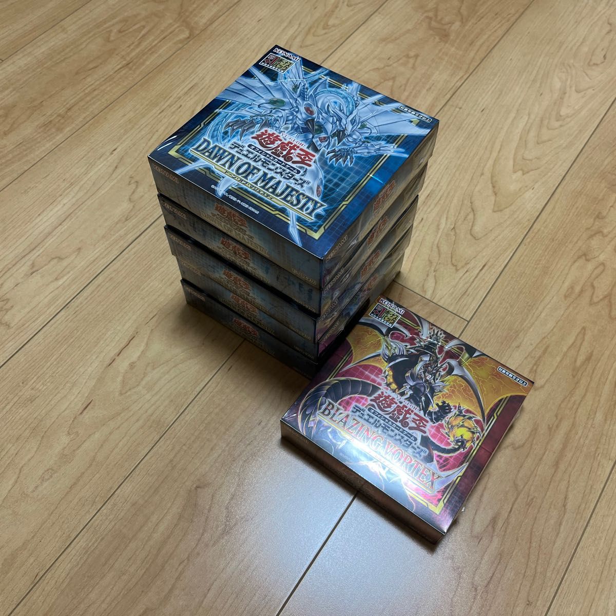 遊戯王　ドーンオブマジェスティ　ブレイジングボルテックス　　初回生産版　シュリンク付