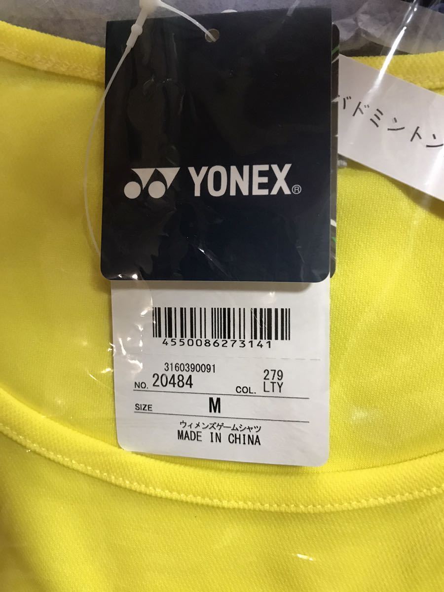 新品　YONEX ヨネックス　テニスウェア バドミントン　レディース　20484 半袖 ゲームシャツ　Ｍサイズ_画像4