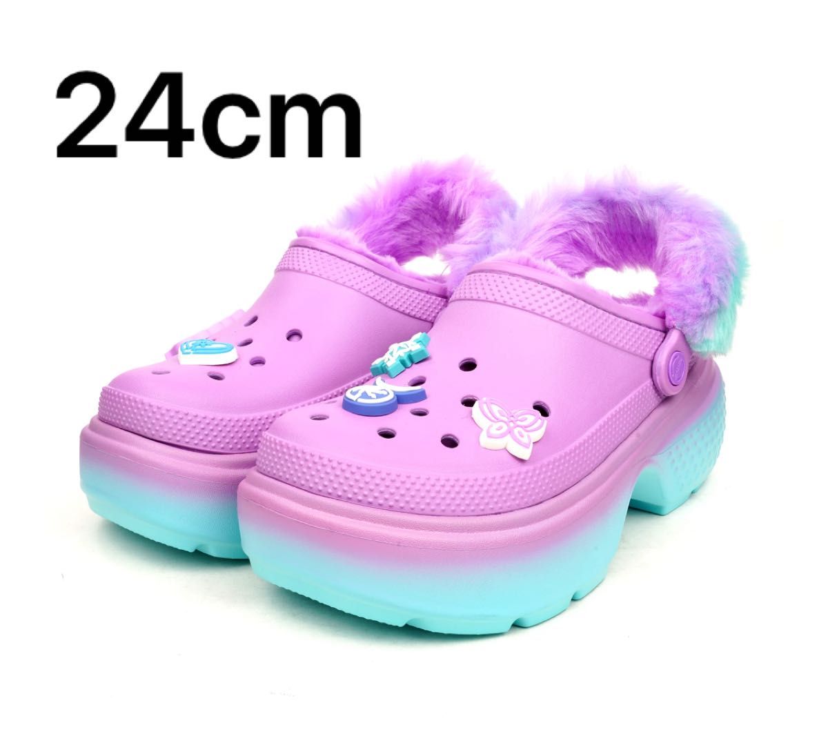 aespa × crocs クロックス Winter ウィンター トレカ付 24cm 即完売品 