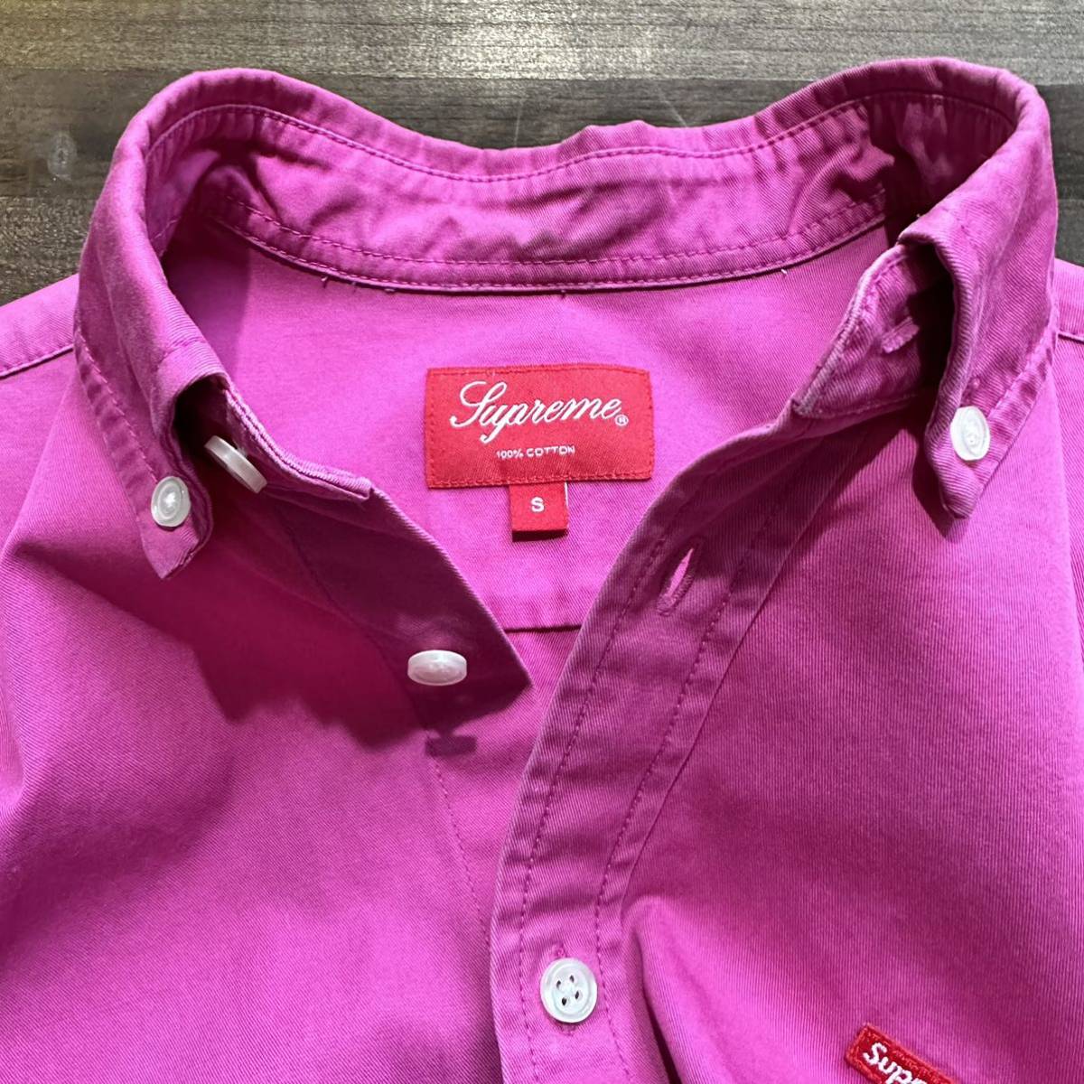 Supreme Small Box Shirt Tan シュプリームスモールボックスシャツロゴ Box Logo パープル_画像4