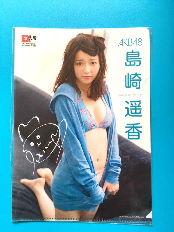 中古 EX大衆 2014年9月号 AKB48 島崎遥香 クリアファイル付き クリックポスト ネコポス_画像4