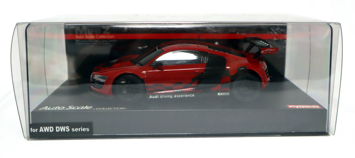 Kyosho 京商 ミニッツ レーサー Mini-Z【 Audi R8 LMS Audi Driving Experience 2010 】中古保管品 1026 オートスケールコレクション_画像9