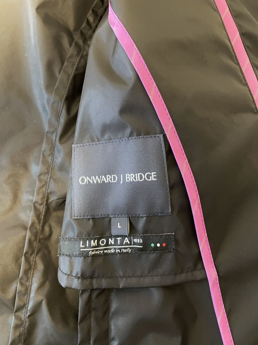 新品 オンワード ONWARD J BRIDGE Lサイズ黒 日本製 リモンタ社-