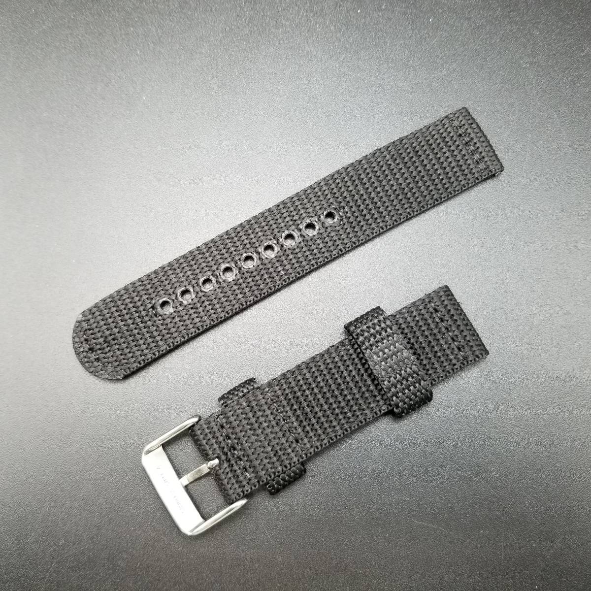  original SEIKO Seiko wristwatch band 20mm SND399P 7T94-0AL0 7T94-0AH0 7T92-0CX0 7T92-0DX0 for nylon exchange belt black black 4KC8JZ