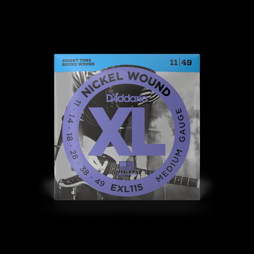 【エレキギター弦】 ダダリオ D'Addario EXL115 Blues / Jazz Rock 11-49 XL NICKEL 正規品_画像2