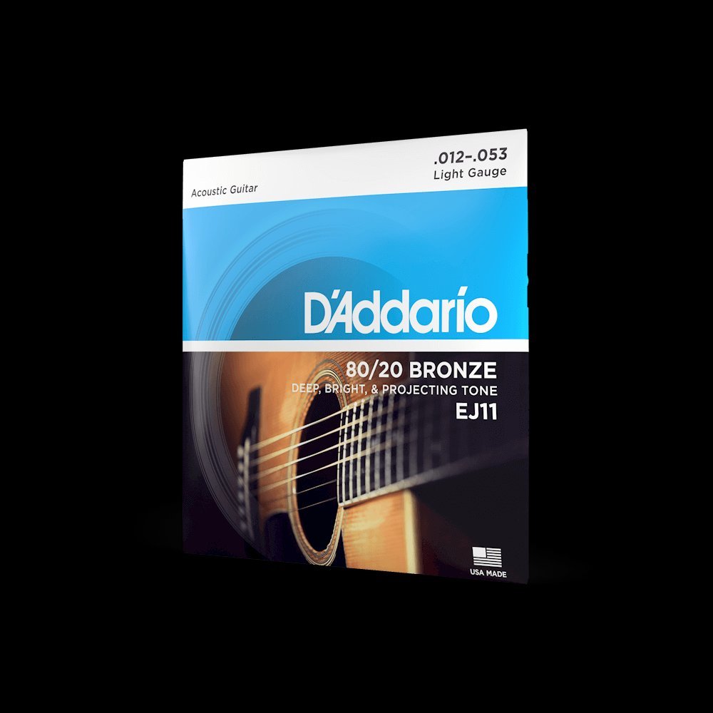 【アコースティックギター弦】 ダダリオ D'Addario EJ11 Light 12-53 80/20 BRONZE 正規品_画像1