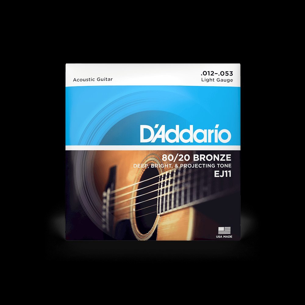 【アコースティックギター弦】 ダダリオ D'Addario EJ11 Light 12-53 80/20 BRONZE 正規品_画像2