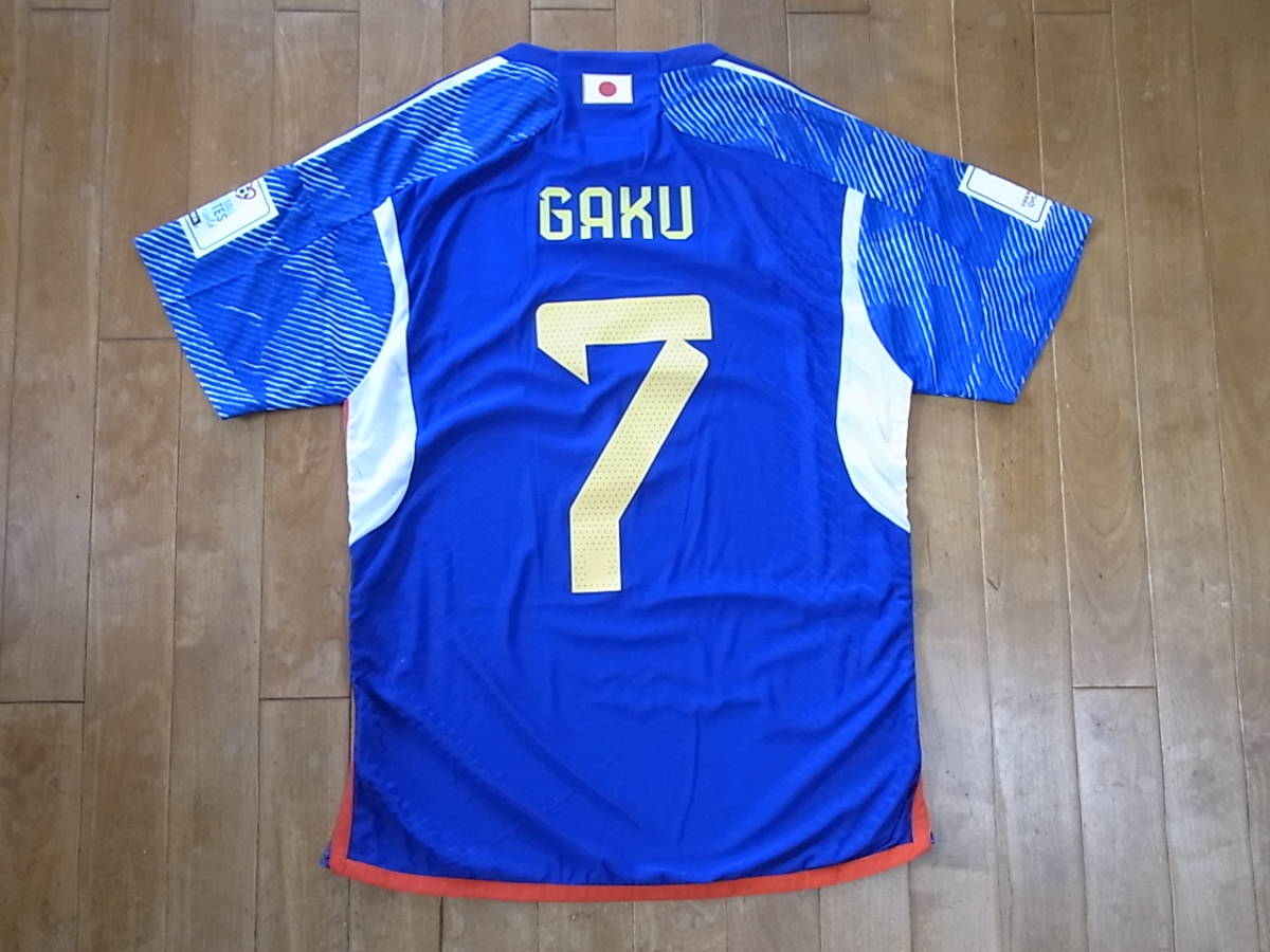 柴崎岳　SHIBASAKI Gaku　FIFAワールドカップ カタール 2022 仕様　日本代表　ホーム　オーセンティック　ユニフォーム_画像2