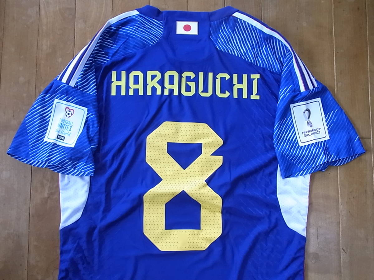 原口元気　Haraguchi Genki　FIFAワールドカップ カタール 2022 仕様　日本代表　ホーム　オーセンティック　ユニフォーム_画像4